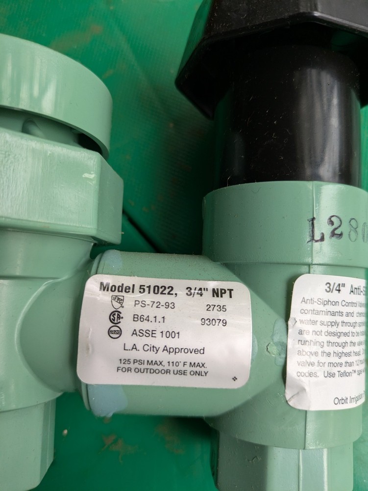 Orbit Sprinkler System 3/4-Inch Anti-Siphon Control Valve 51022