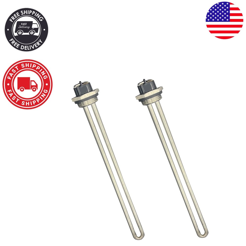 Corrosion-Resistant 4500W Water Heater Element for AO Smith - 2 Pack With Gasket
