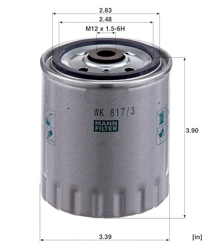MANN-FILTER WK 817/3 X Fuel Filter
