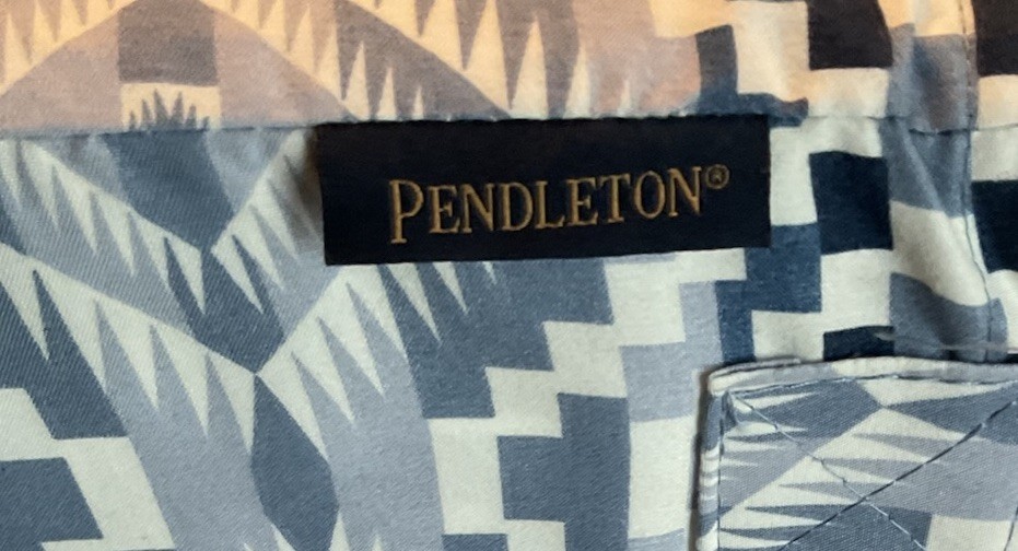 Pendleton KING Cooling Sheet Set Aztec Blue New In Package