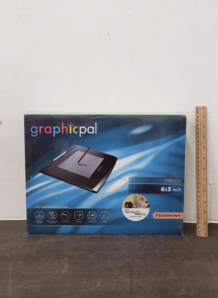 Hanvon Graphicpal Tablet Advanced Users 6x5" For Windows & Mac - Brand New