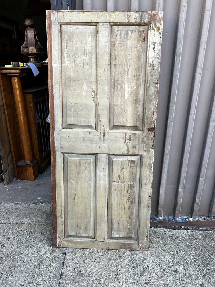 c1760 RAISED panel INDIAN style shutter panel 62.75 X 27.5” MORTISED & PEGGED