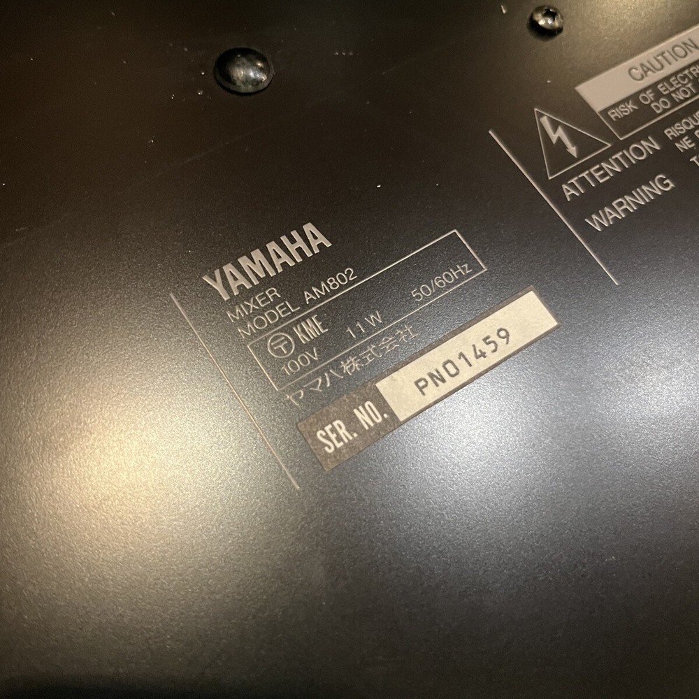 YAMAHA AM802 line mixer 8-2 PA system digital signal processor