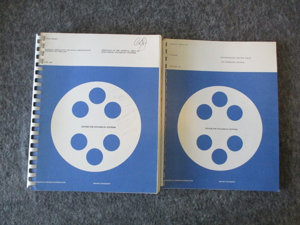 1965-67 NASA APOLLO USAF CENTER DYNAMICAL SYSTEMS ANALYSIS/DESIGN-ORIGINAL BOOKS
