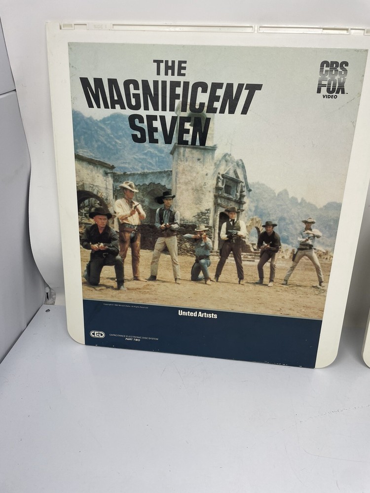 The Magnificent Seven - CED Videodisc Part 1 And 2