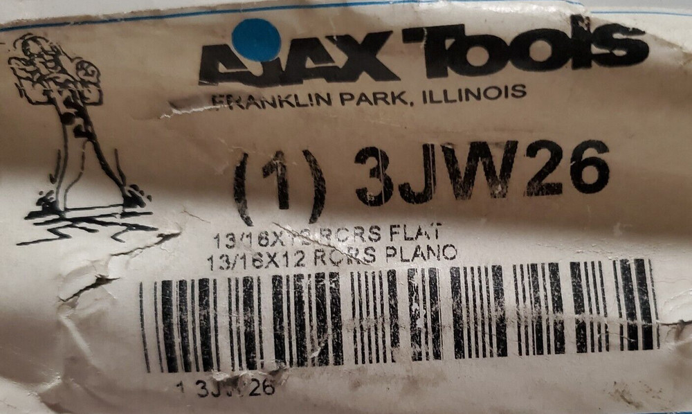 Ajax Tools 13/16 Chipping Hammer Chisel 12" RCRS Flat New