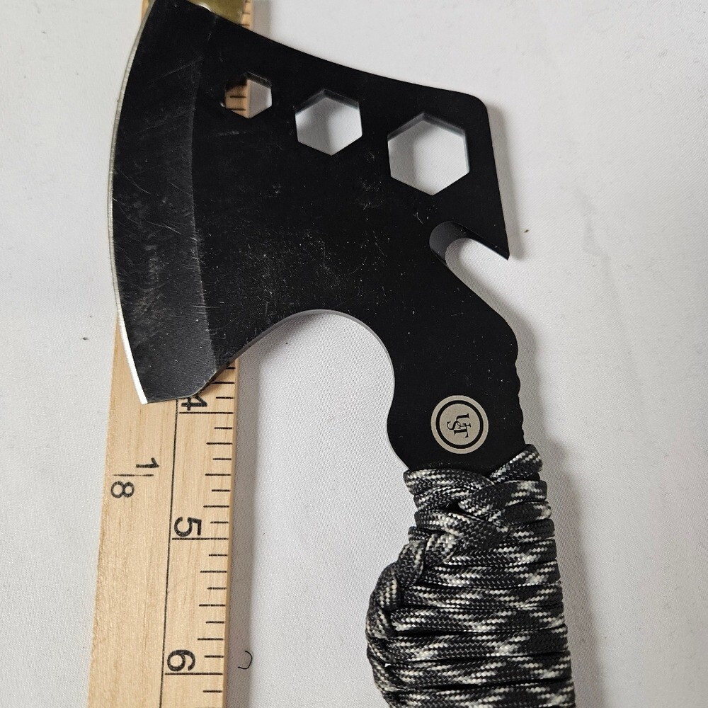 550 Paracord Wrapped Black Axe