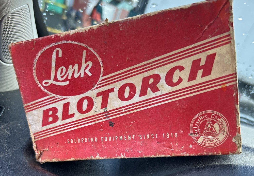 Vintage Lenk Blotorch No. 105B