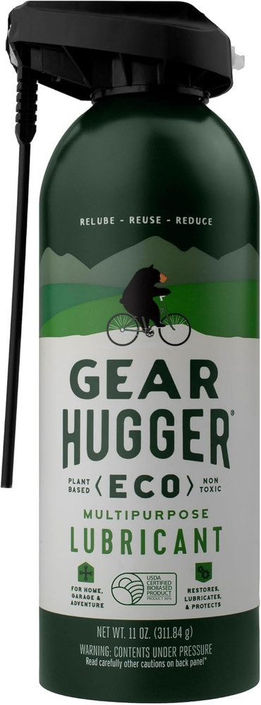 Gear Hugger Eco-Friendly Lubricant Plant-Based Rust Remover Multi-Purpose 11oz