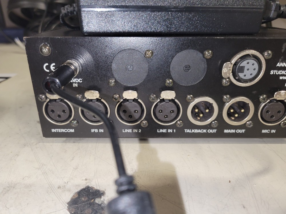 Studio Technologies Model 230 Announcer's Console w Sennheiser HMD 25-1 Headset