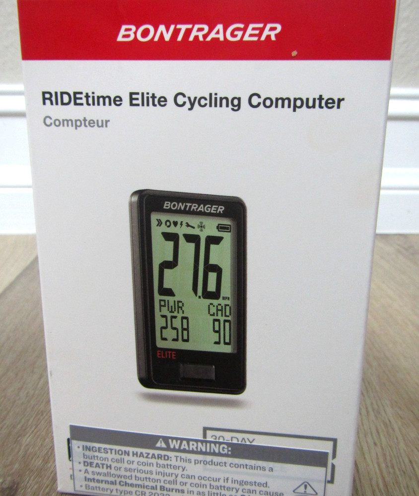 NEW BONTRAGER RIDETIME ELITE CYCLING COMPUTER BICYCLE COMPUTER 553893