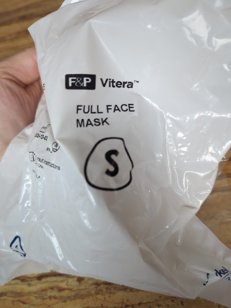 F&P VITERA 608477 FULL FACE MASK SIZE SMALL