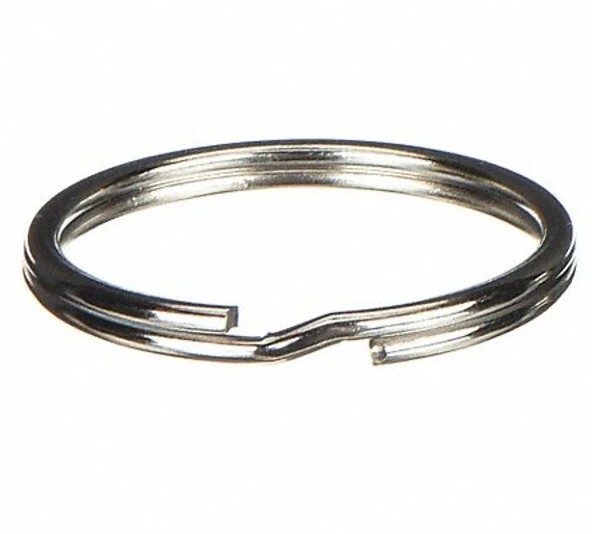 3 PCS Split Key Rings 1" (25mm) Secure Keychain Items Split Ring