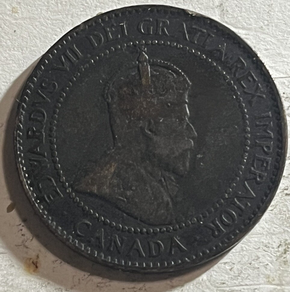 Victoria Large 1c Canada 1907