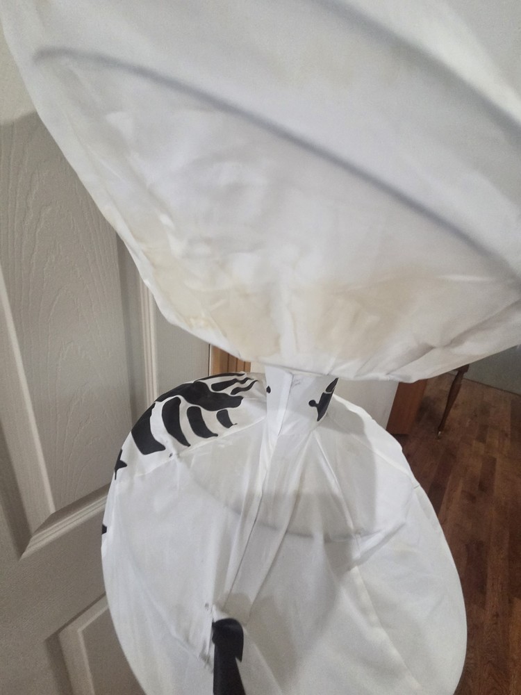 Large White Hanging Skeleton Halloween Decoration