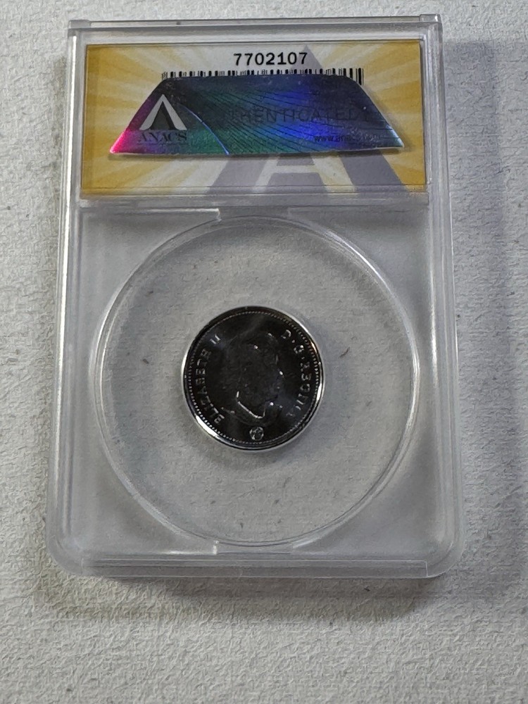 2012 Canada 5 Cents Graded MS 68 by ANACS