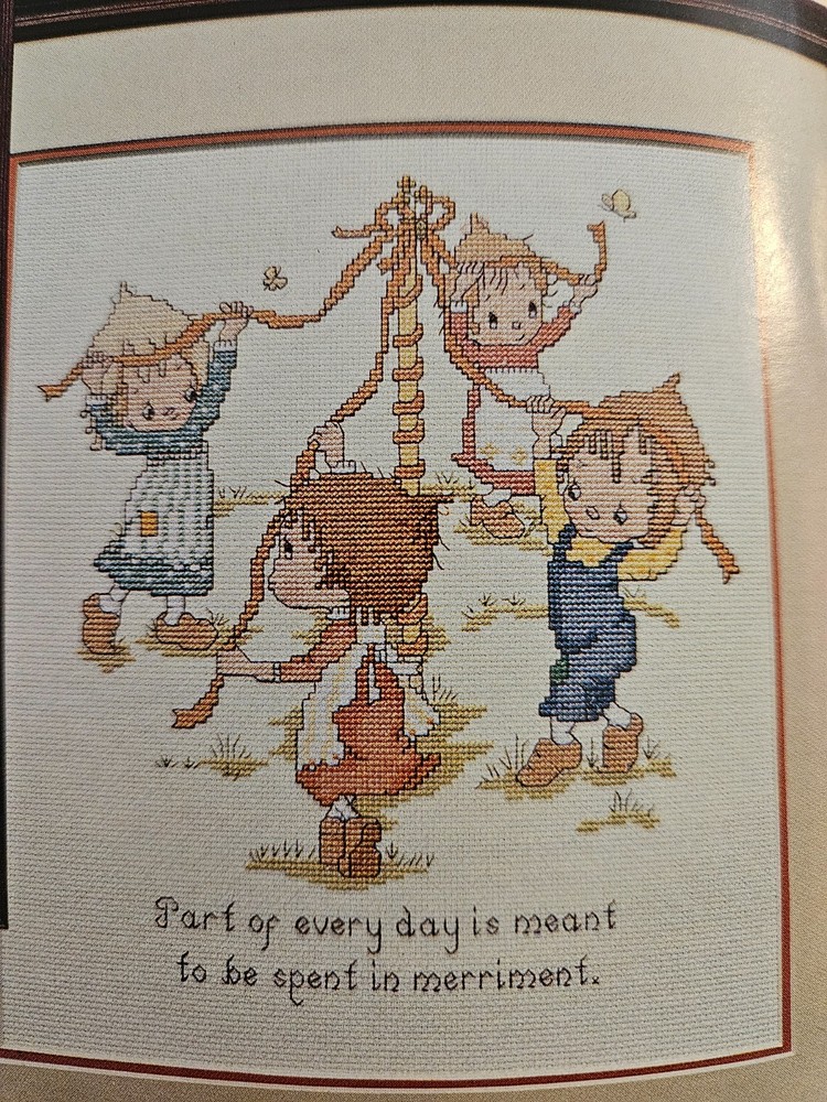 Betsey Clark # 2 cross stitch patterns samplers