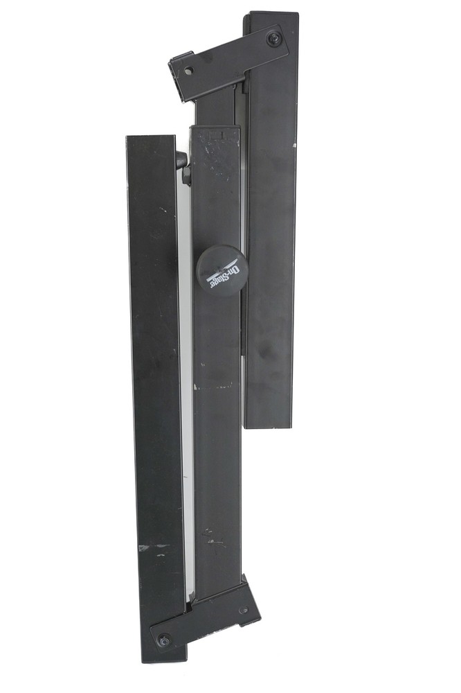 On-Stage Folding Heavy-Duty Dual-Tier Z Stand - MISSING ITEMS