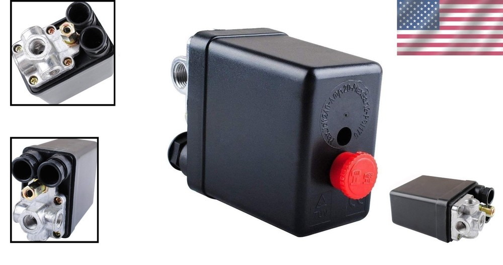 Compact 90-120 PSI Air Compressor Pressure Switch Control Valve Replacement Part