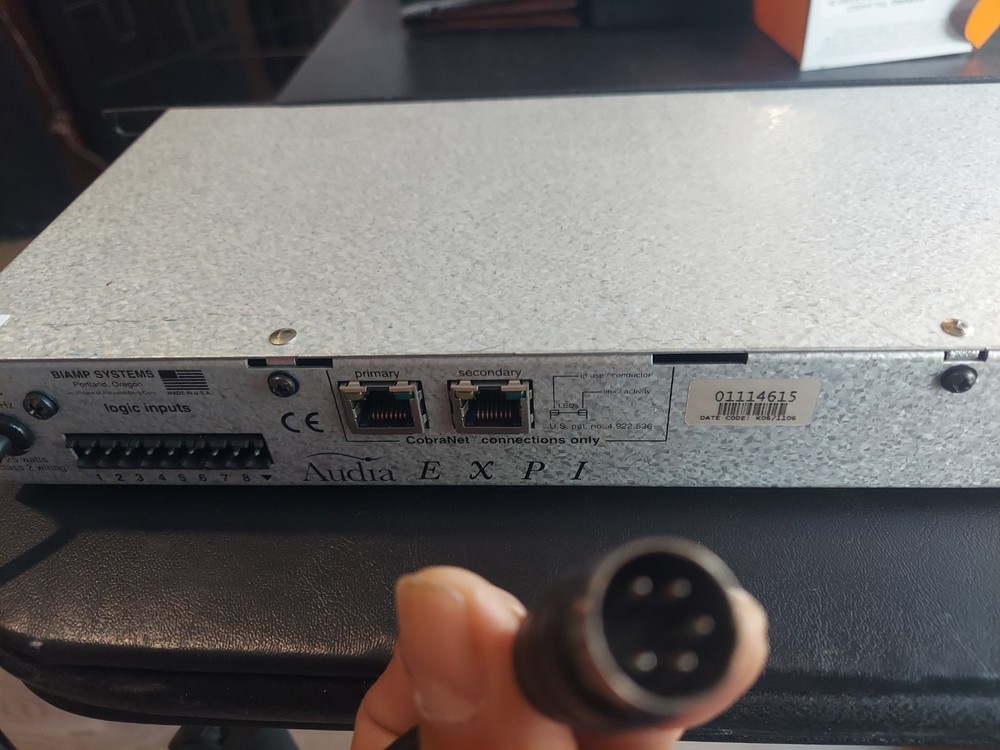 BIAMP AUDIA EXPI COBANET AUDIO INPUT EXPANDER untested
