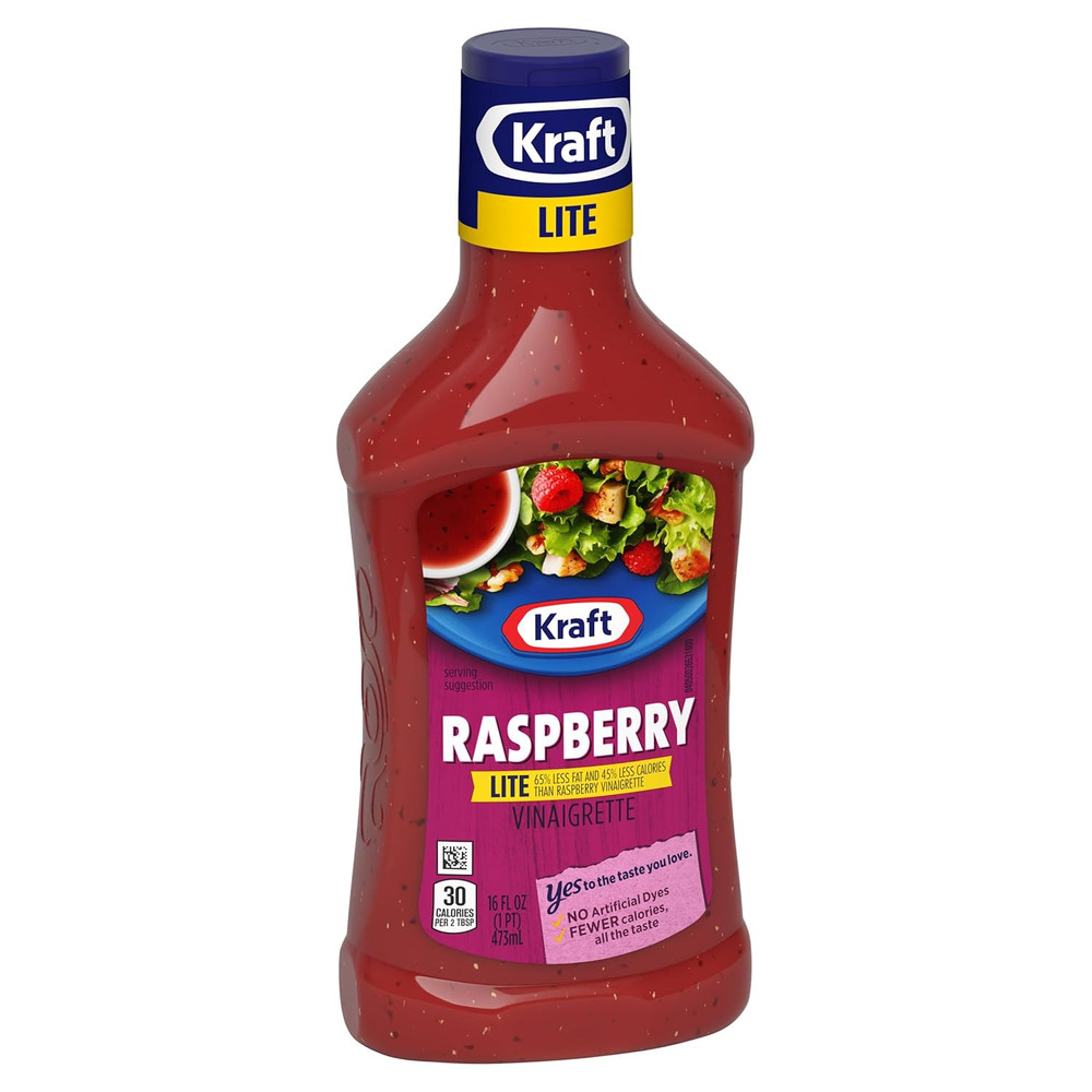 Lite Raspberry Vinaigrette, 16 Fl Oz Bottle