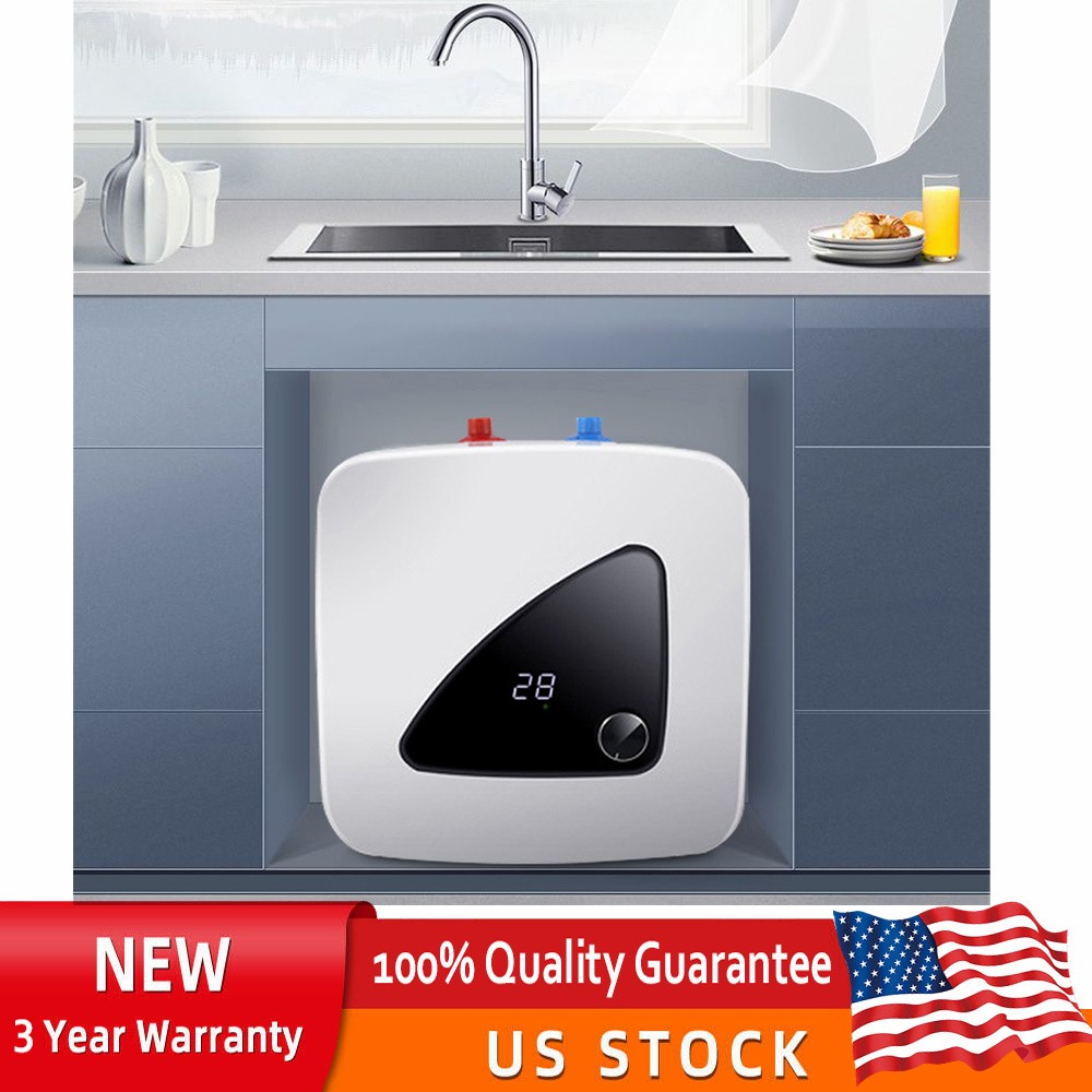 1500W Electric Water Heater Instant Hot Water Heater Under Sink For Kitchen 110V