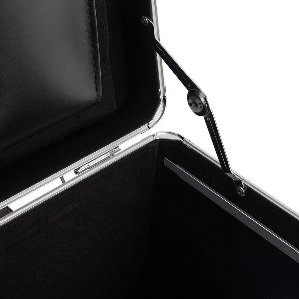 Locking Mobile Business Case！ Aluminum Alloy File Lock Box！ Hand pull File Case