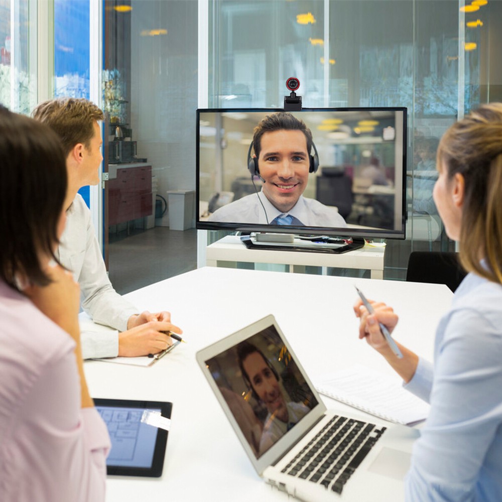 Web Camera With Microphone Professional Full HD Computer/Laptop Webcam USB