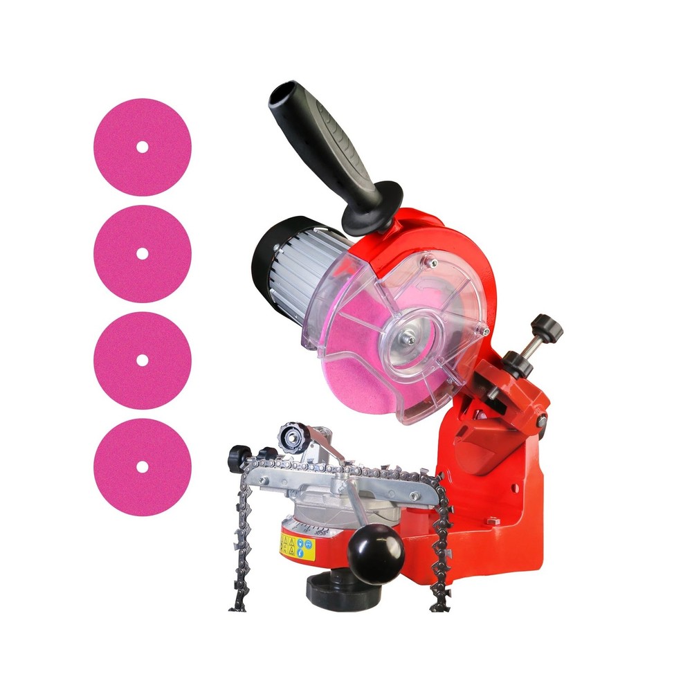 230W Electric Chainsaw Sharpener – 3000 RPM Motor, Multi-Angle Turntable &