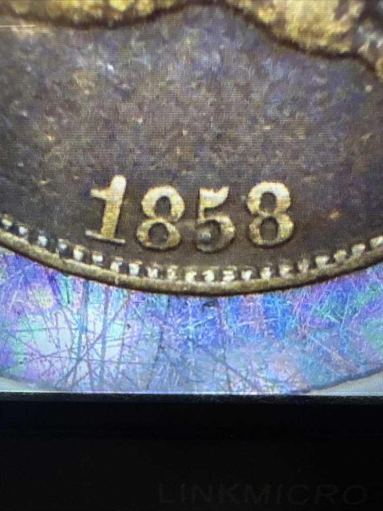 1858 Flying Eagle One Cent Large Letters Nice Coin