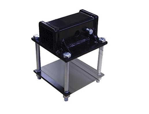 RV BUMPER ADAPTER, Black, 2-Inch