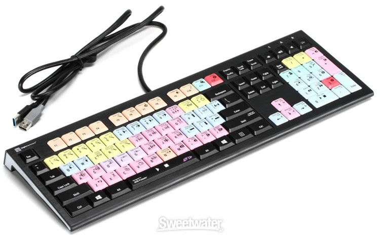 LogicKeyboard ASTRA2 Backlit Keyboard for Avid Pro Tools - PC