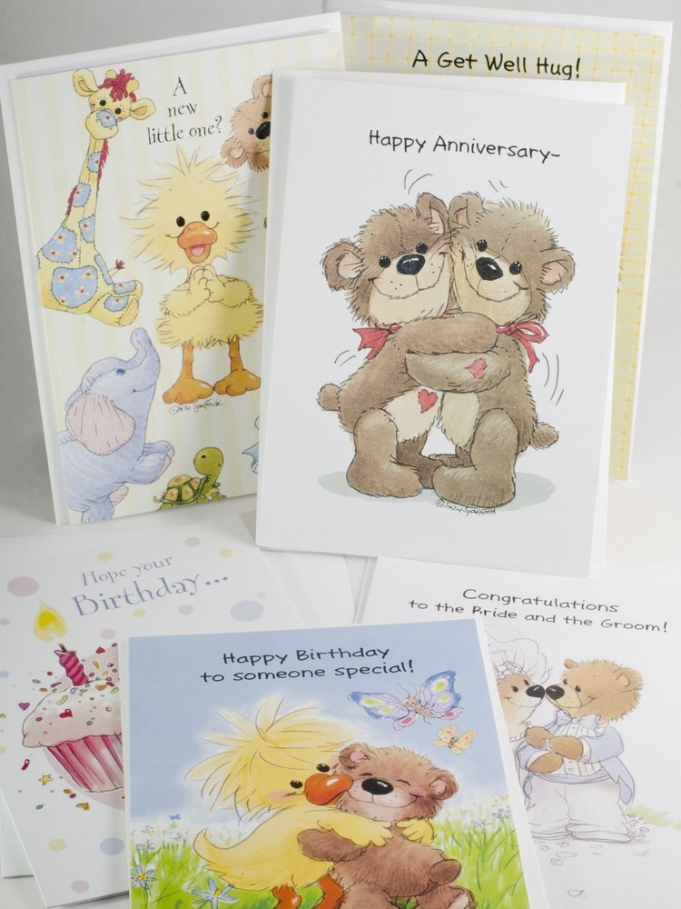 Suzy's Zoo Assorted Greeting Card 6-pack 10151
