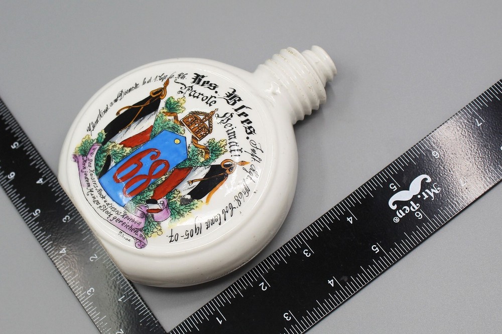 Imperial German 68th Regiment Flask . IMM120