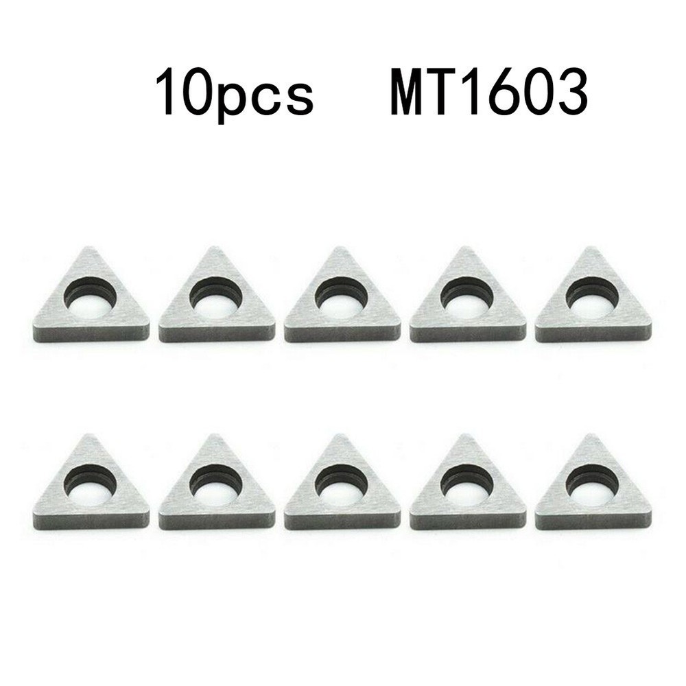 Triangular wedge accessory for MT1603MT2204 turning tools Silver 10pcs