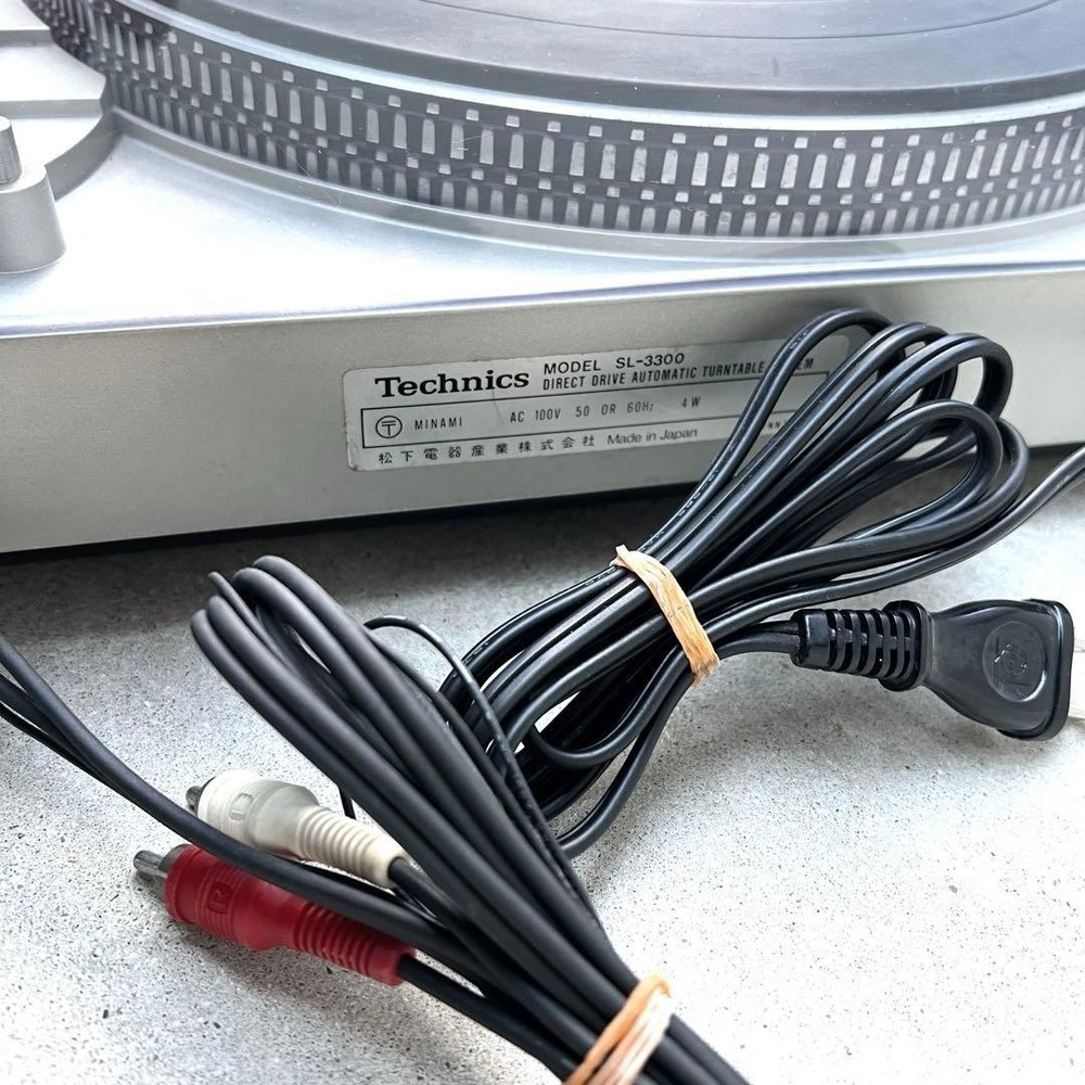 Technics SL-3300 Direct Drive Automatic Turntable Record Player Tested as is