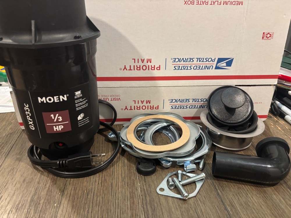 Moen Lite GXP33C 1/3 HP Kitchen Sink Food Garbage Disposer