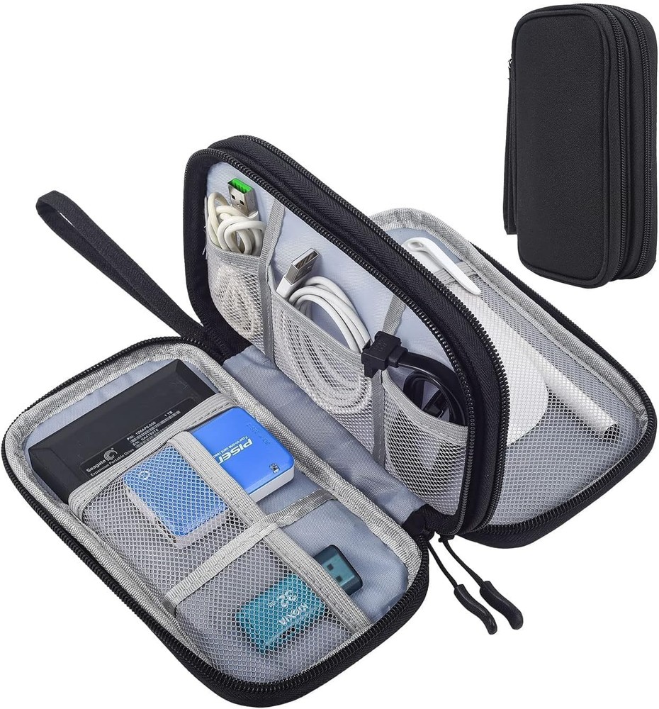 Electronics Accessories Organizer Pouch Bag, Travel Universal Organizer
