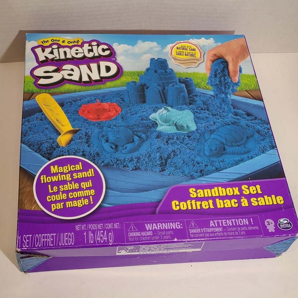 Kinetic Sand Sandbox Set 1lb New Unopened