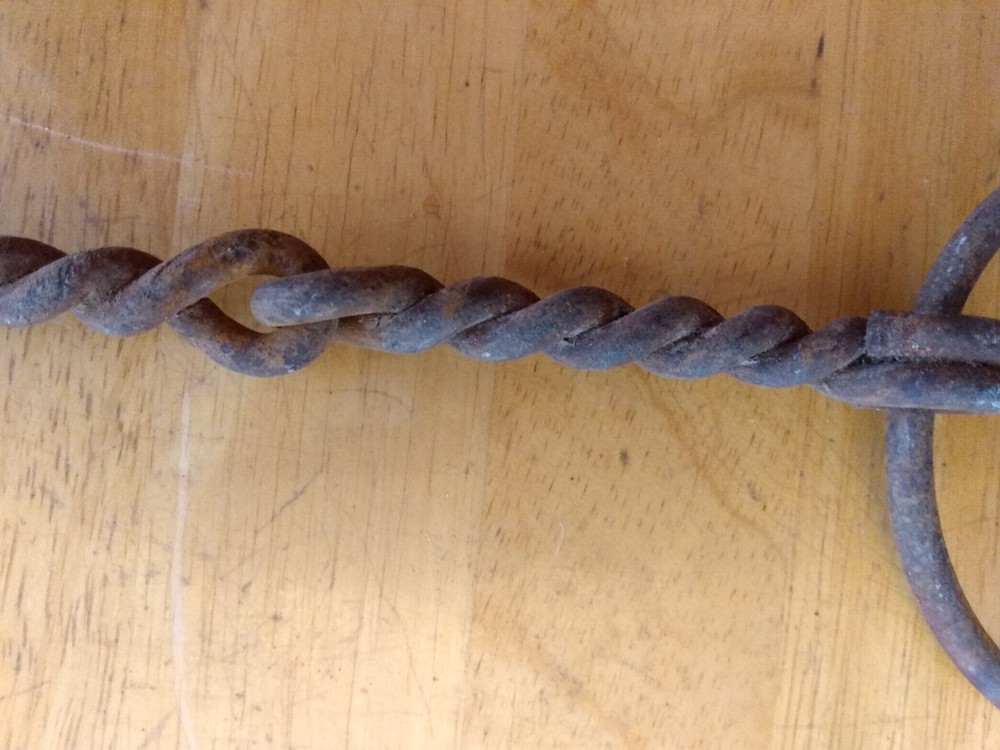 2 Vintage Twisted Wire Horse Bits