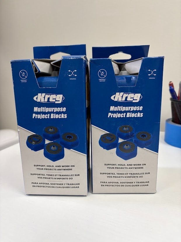 Kreg Multi-Purpose Project Blocks, 2 New, 4-Pack Packages - FREE SHIPPING