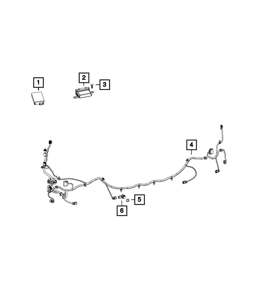 Genuine Mopar Park Assist Sensor 1UT50TZZAA