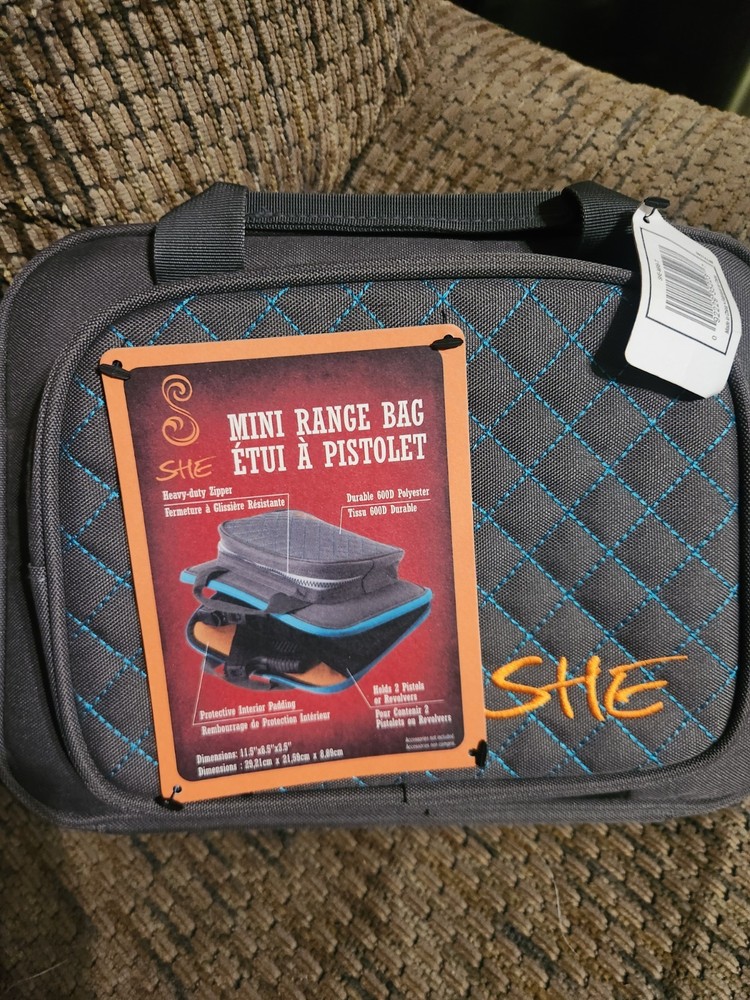 She Mini Range Bag Gun Case 11.5x8x3.5in Durable