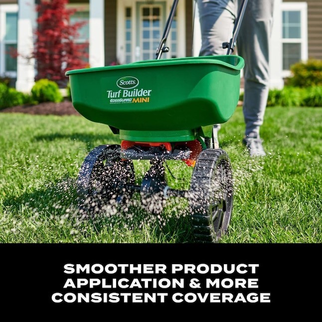 Scotts Turf Builder EdgeGuard Mini Broadcast Spreader Seed Fertilizer Salt