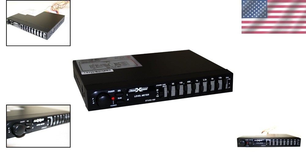 ST-EQ-180 7-Band Graphic Equalizer & Fader Control-