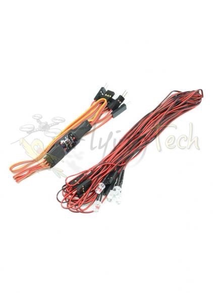 Dynam Airplane LED Controller with Red & Green LED Light Set - UK STOCK