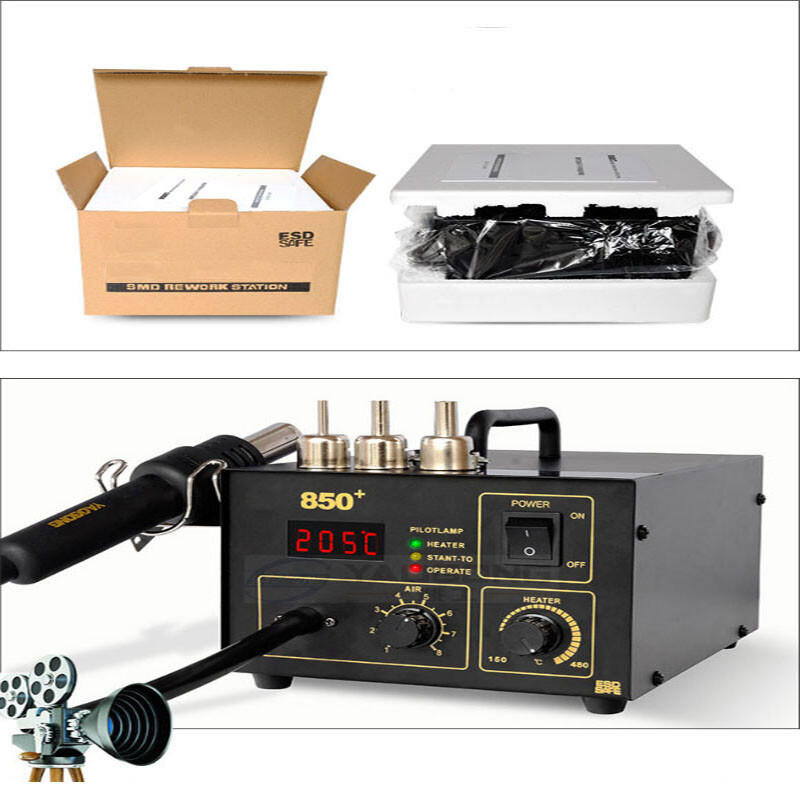 850+ Digital Display Constant Temp BGA Hot Air Gun Disassembly Welding Station