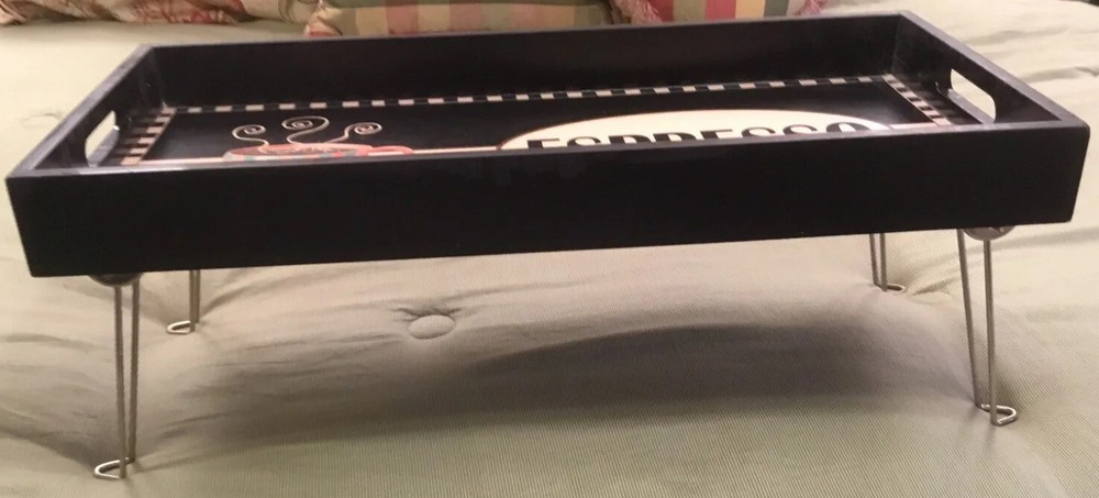 BREAKFAST SERVING TRAY FOLDING WITH LEGS