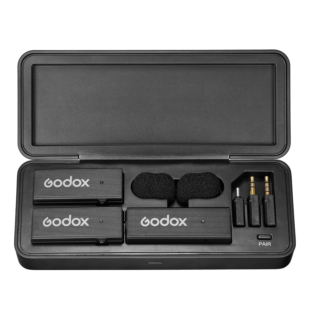 US Godox MoveLink Mini LT Kit2 Wireless Transmitter Receiver Microphone F iPhone