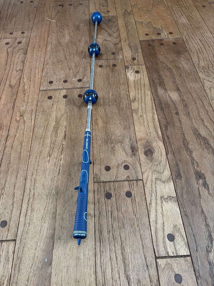 David Leadbetter Swing Setter Golf Training Aid Blue Grip Trainer